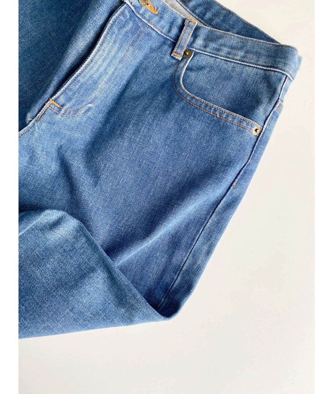 A.P.C. Синие хлопковые джинсы слим, фото 4