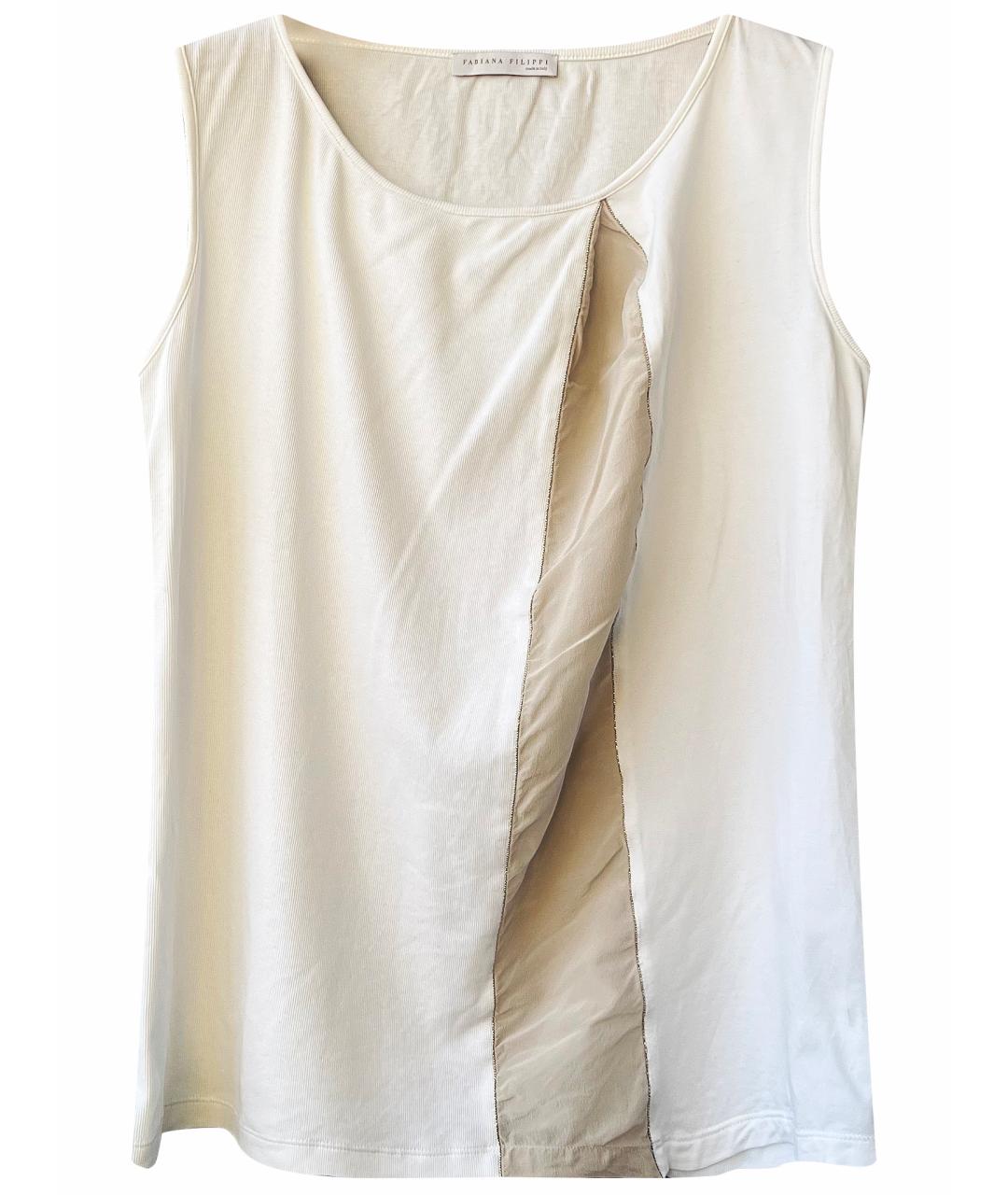 FABIANA FILIPPI Белая майка, фото 1