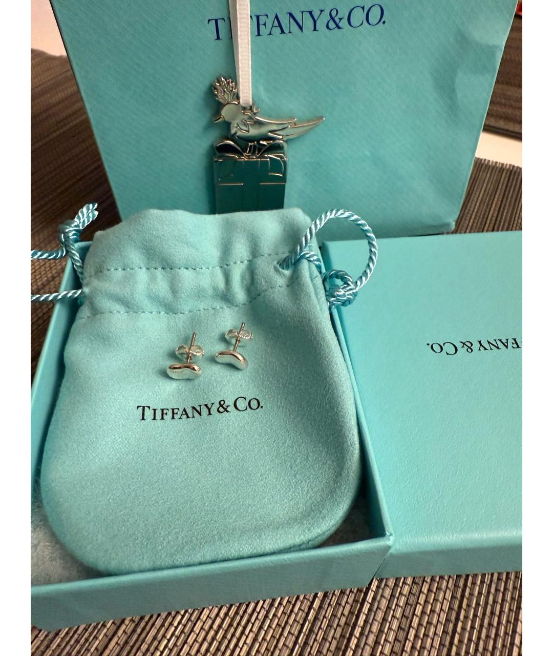 TIFFANY&CO Серебряные серебряные серьги, фото 6