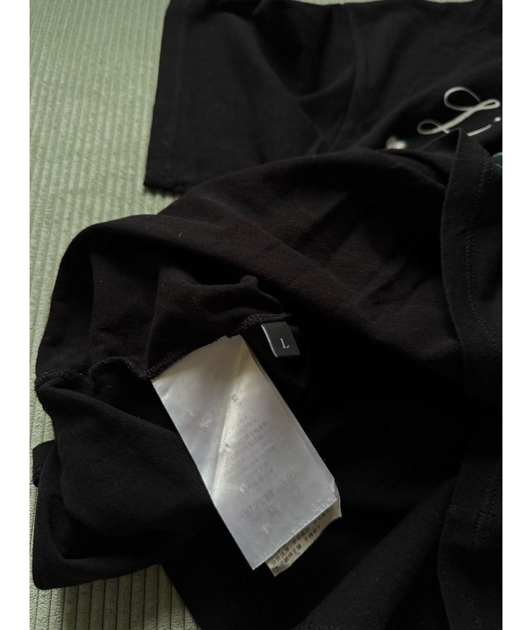 GUCCI Черная хлопковая футболка, фото 5