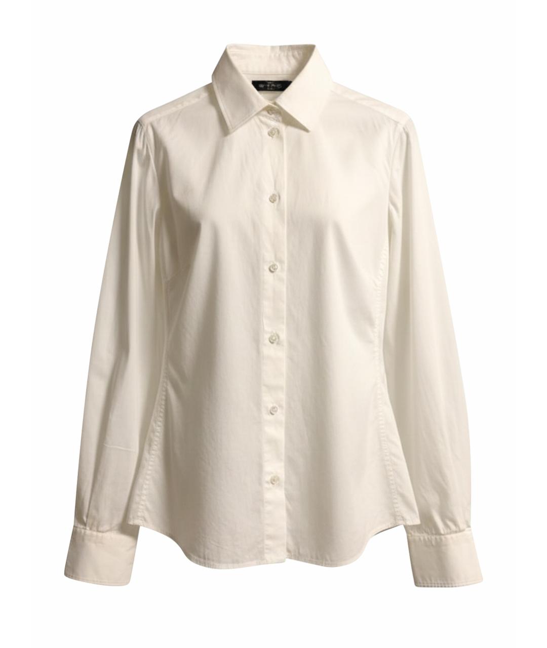 DOLCE&GABBANA Белая хлопко-эластановая рубашка, фото 1