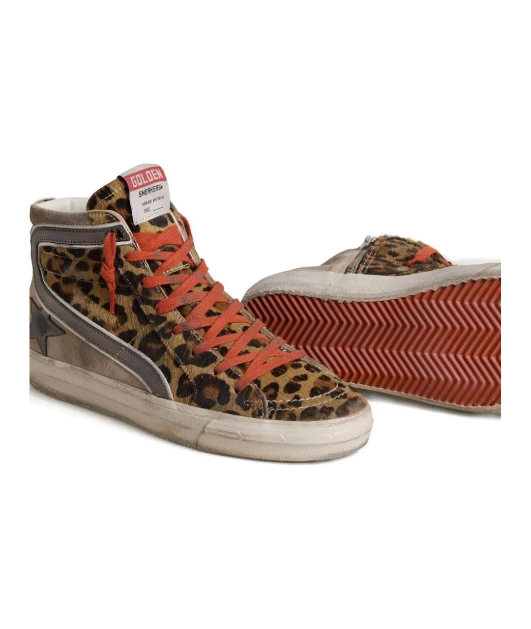 GOLDEN GOOSE DELUXE BRAND Мульти кожаные кроссовки, фото 4