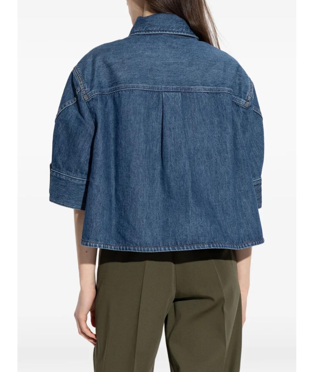 GIVENCHY Синяя хлопковая куртка, фото 3