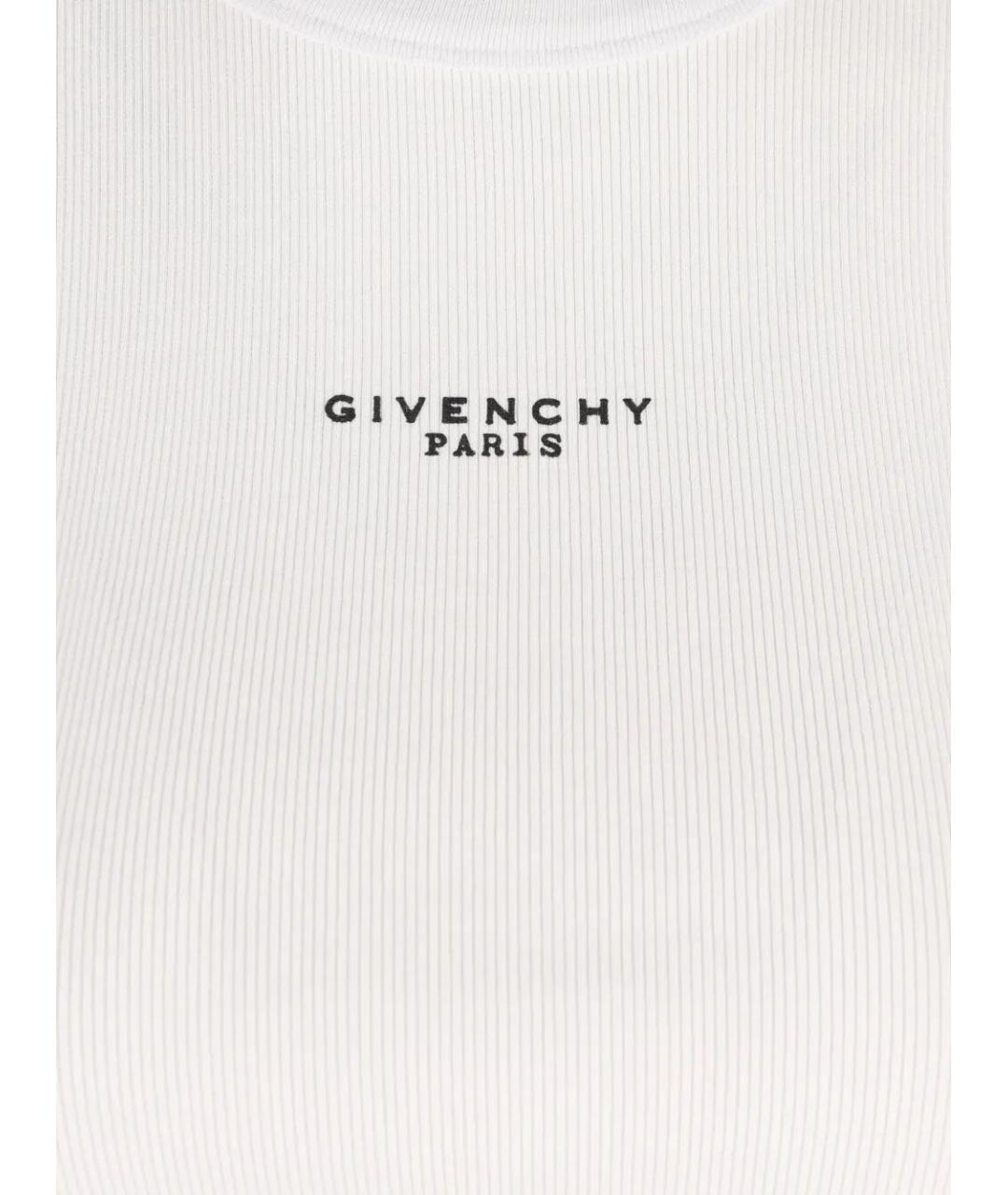 GIVENCHY Белая хлопковая майка, фото 3