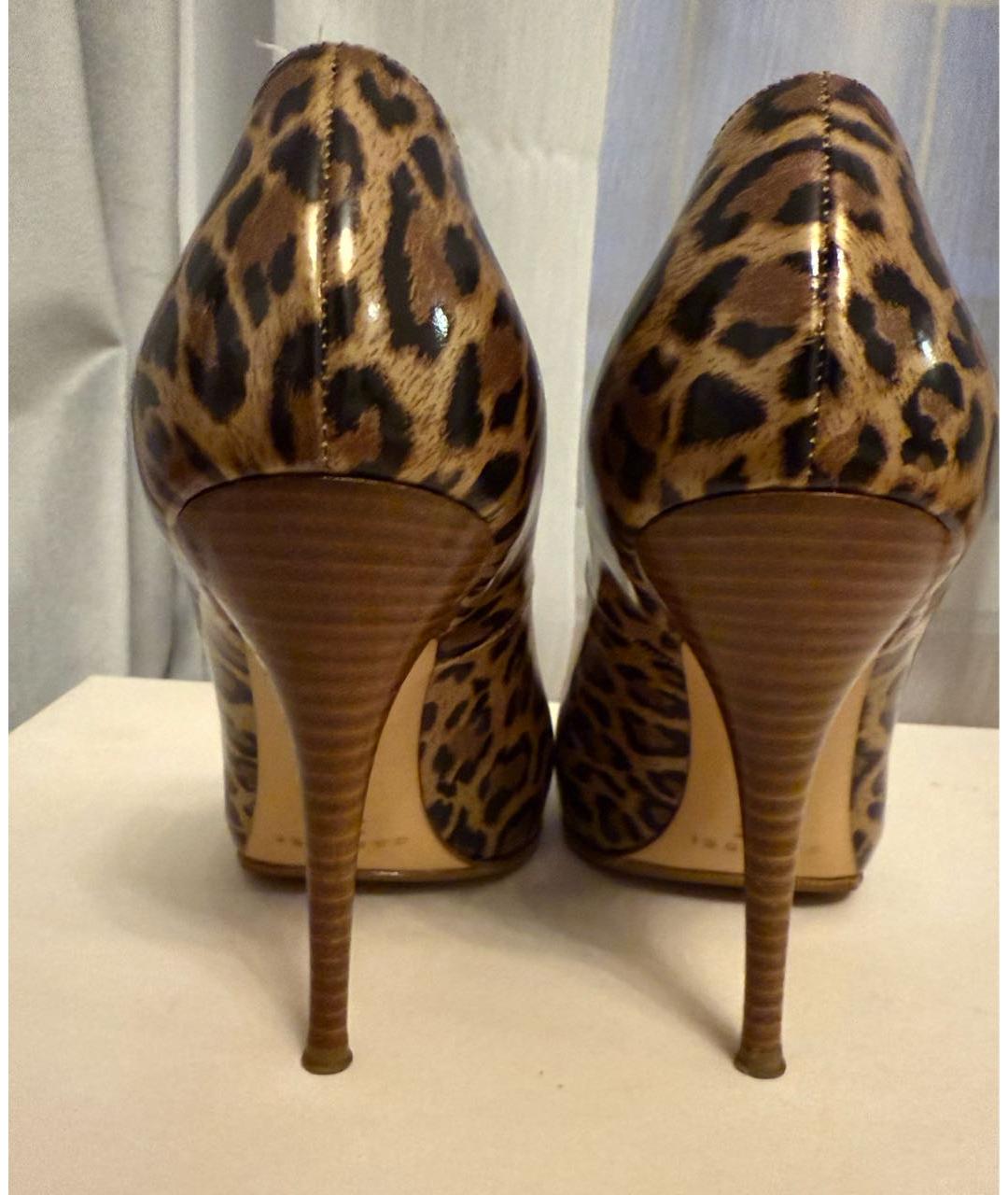 CASADEI Коричневые туфли из лакированной кожи, фото 4