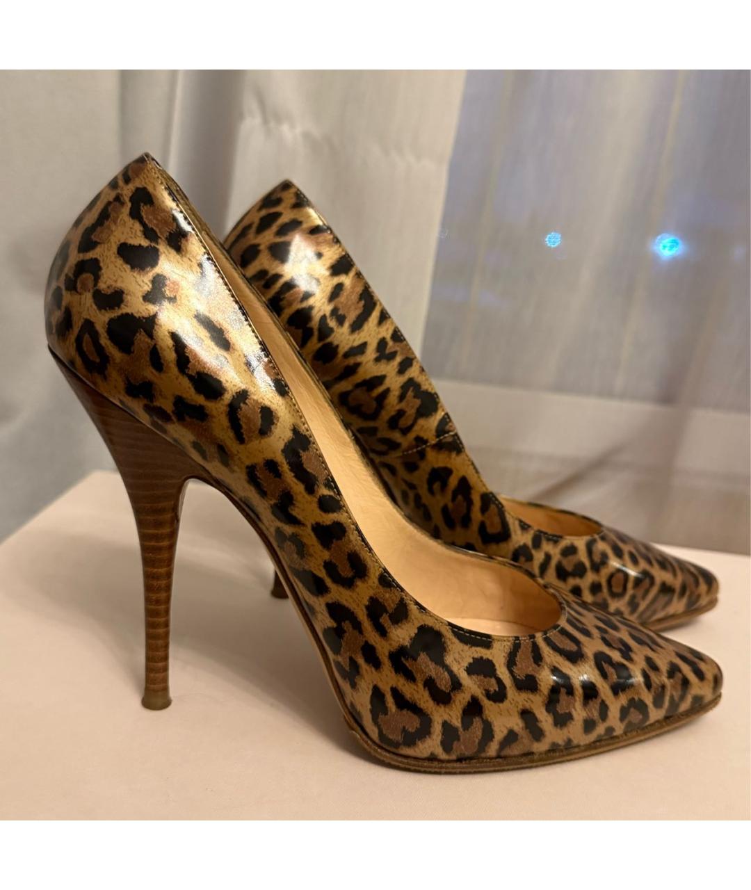 CASADEI Коричневые туфли из лакированной кожи, фото 7