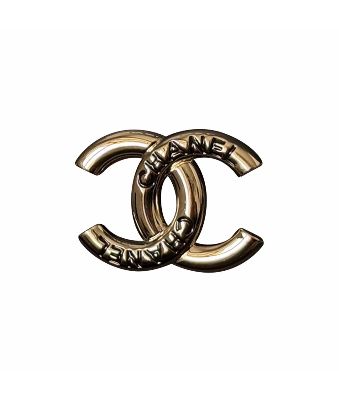 CHANEL Золотая латунная булавка / брошь, фото 1