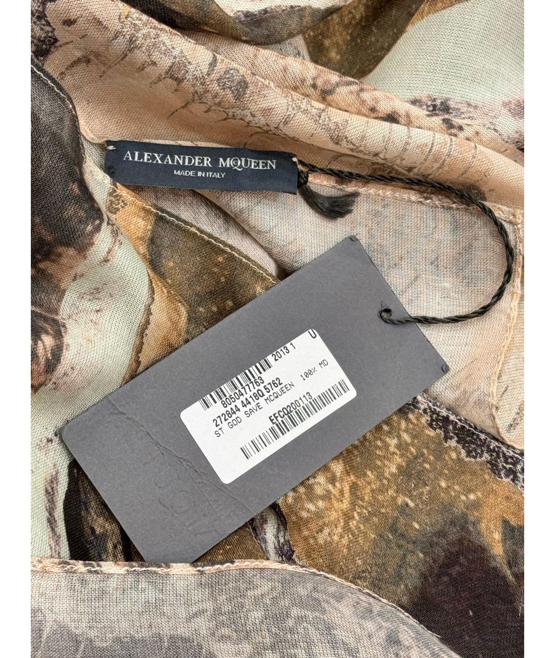 ALEXANDER MCQUEEN Мульти платок, фото 5