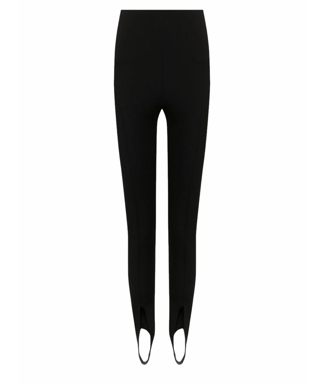 SAINT LAURENT Черные вискозные леггинсы и велосипедки, фото 1