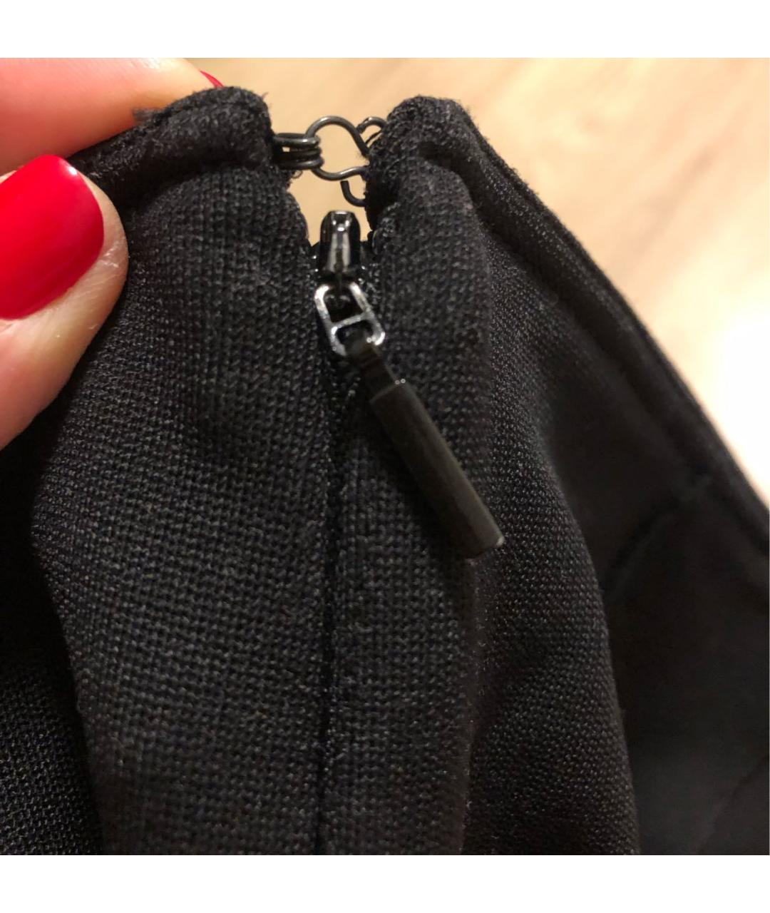 SAINT LAURENT Черные вискозные леггинсы и велосипедки, фото 4