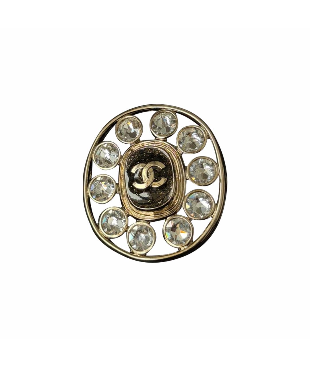 CHANEL Золотая латунная булавка / брошь, фото 1