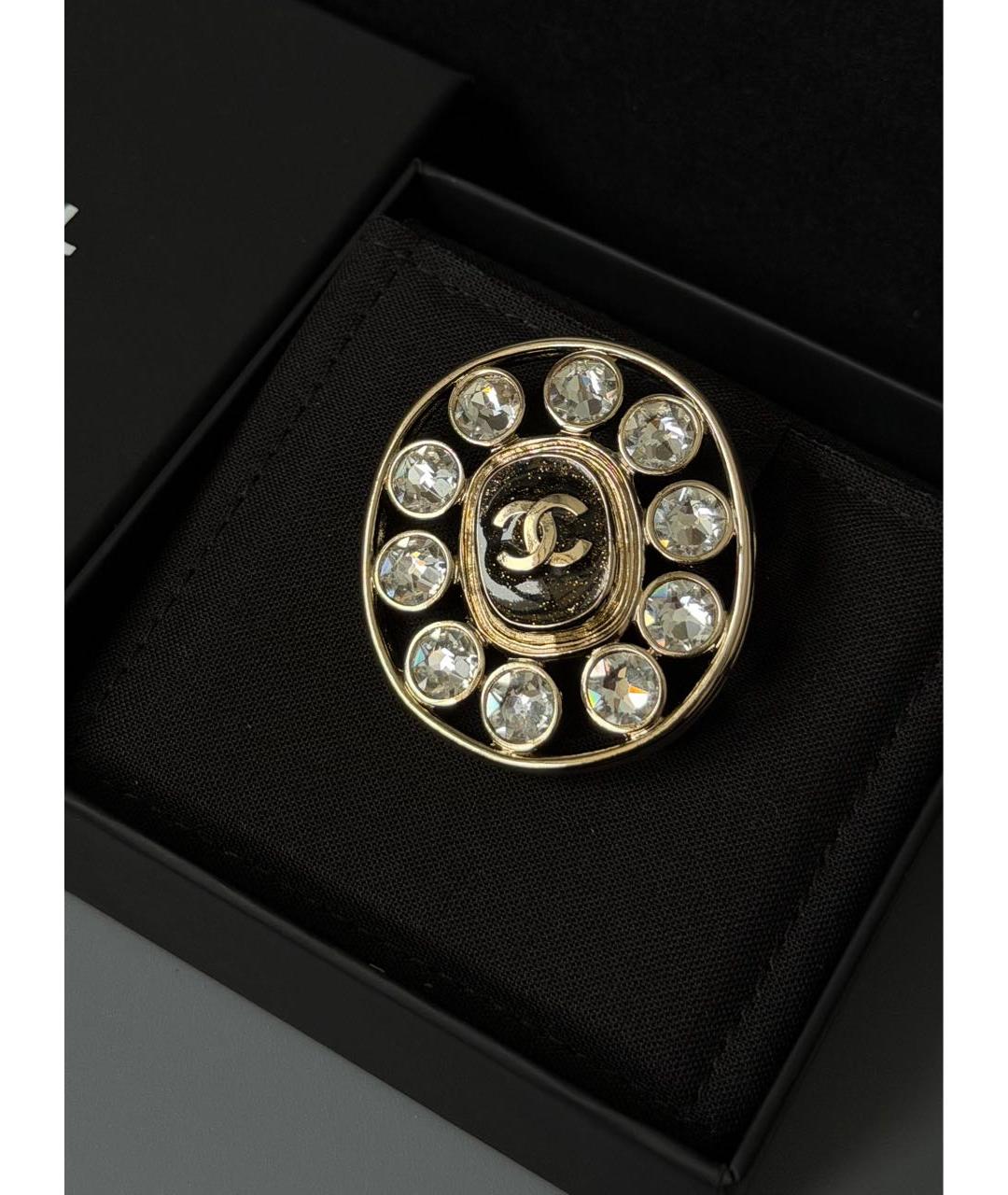 CHANEL Золотая латунная булавка / брошь, фото 3