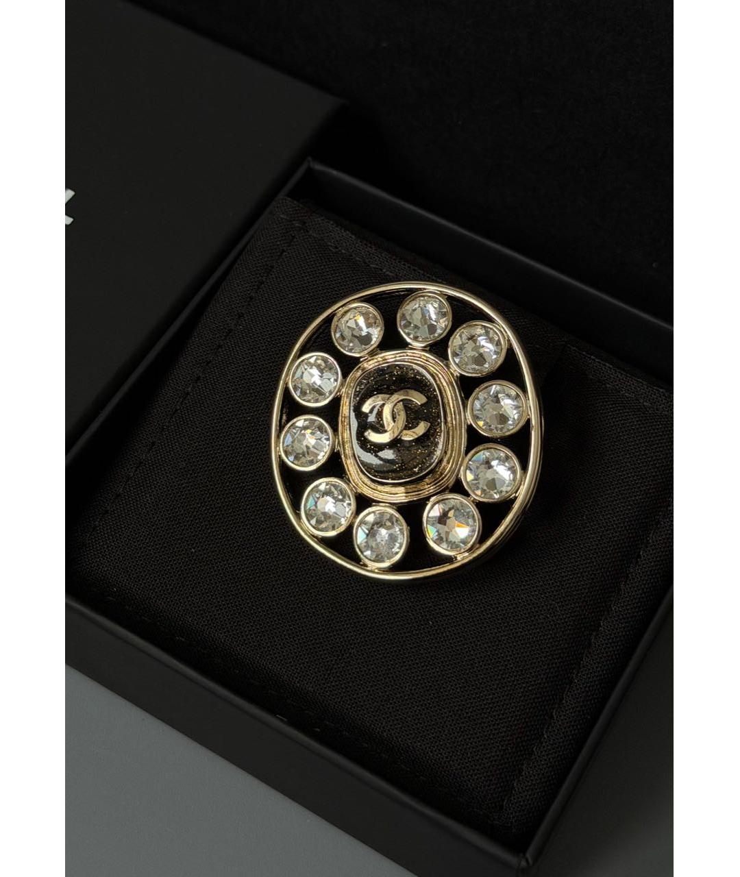 CHANEL Золотая латунная булавка / брошь, фото 2