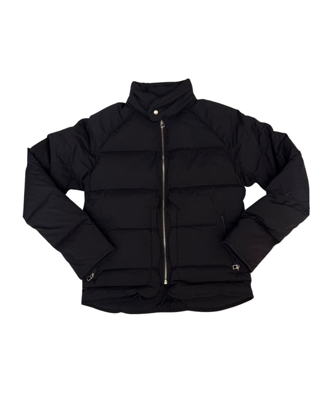 HERMES Черная полиэстеровая куртка, фото 1