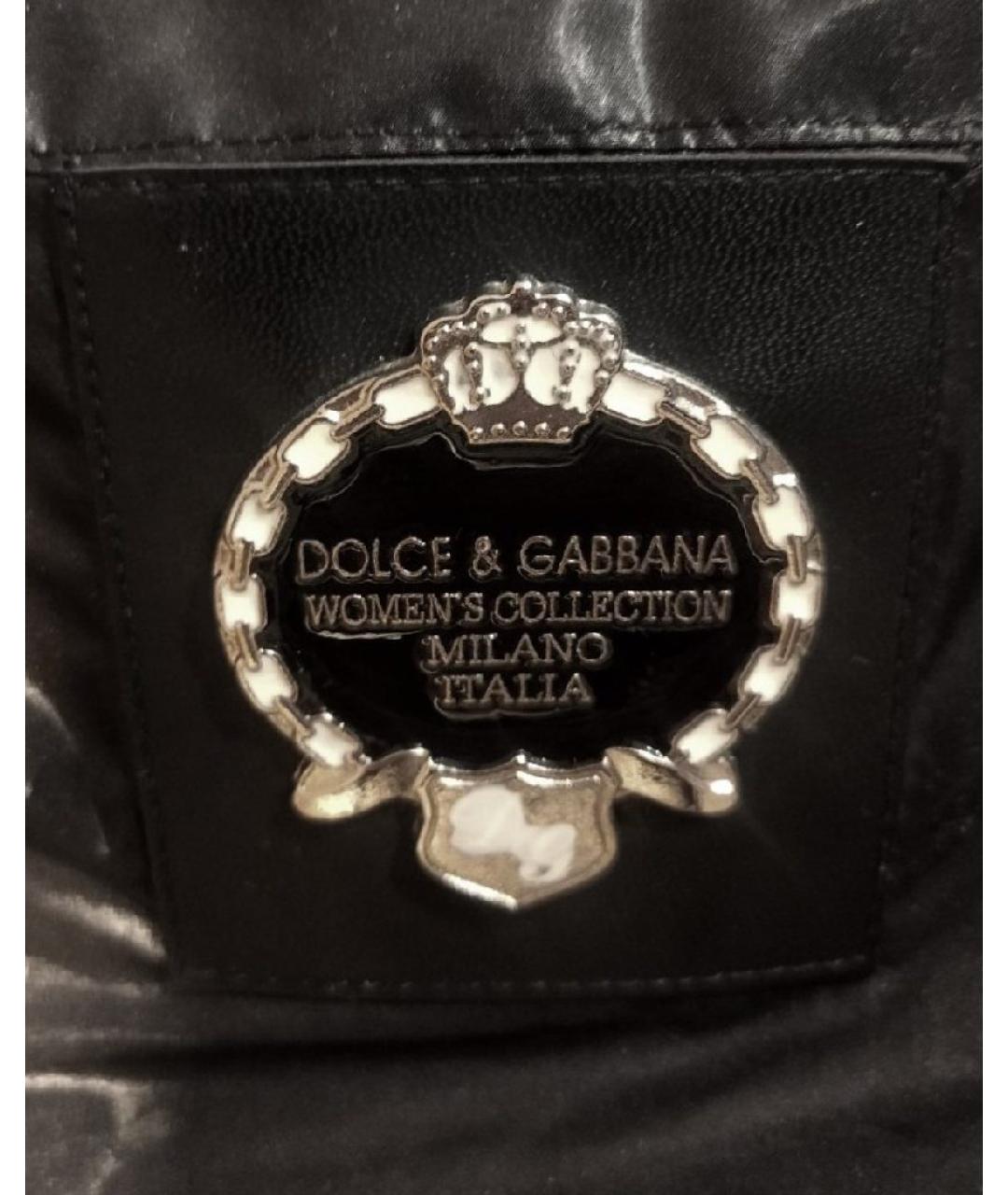 DOLCE&GABBANA Черная хлопковая куртка, фото 3