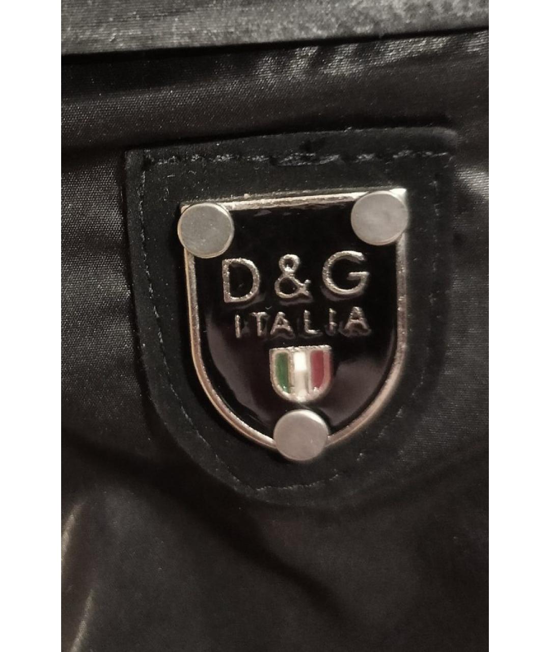 DOLCE&GABBANA Черная хлопковая куртка, фото 5