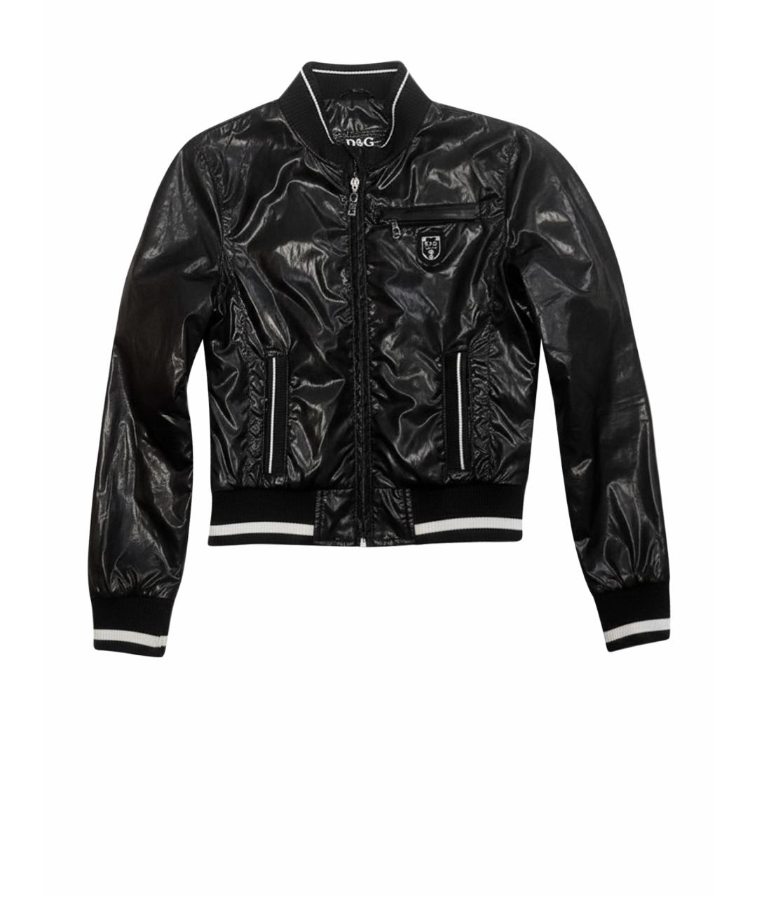 DOLCE&GABBANA Черная хлопковая куртка, фото 1