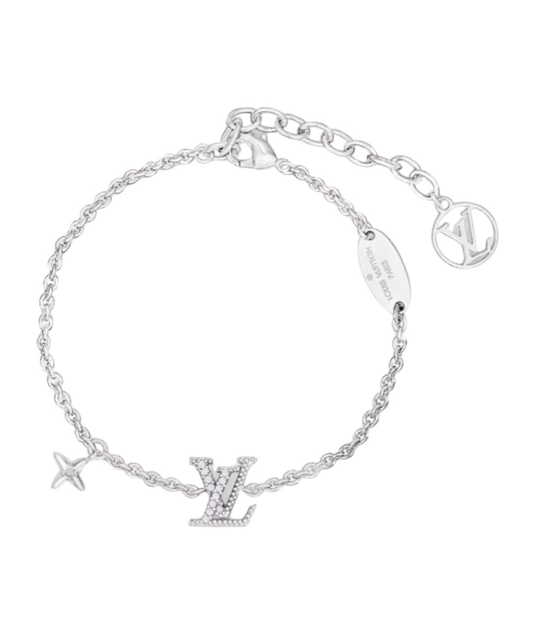 LOUIS VUITTON Серебрянный металлический браслет, фото 1