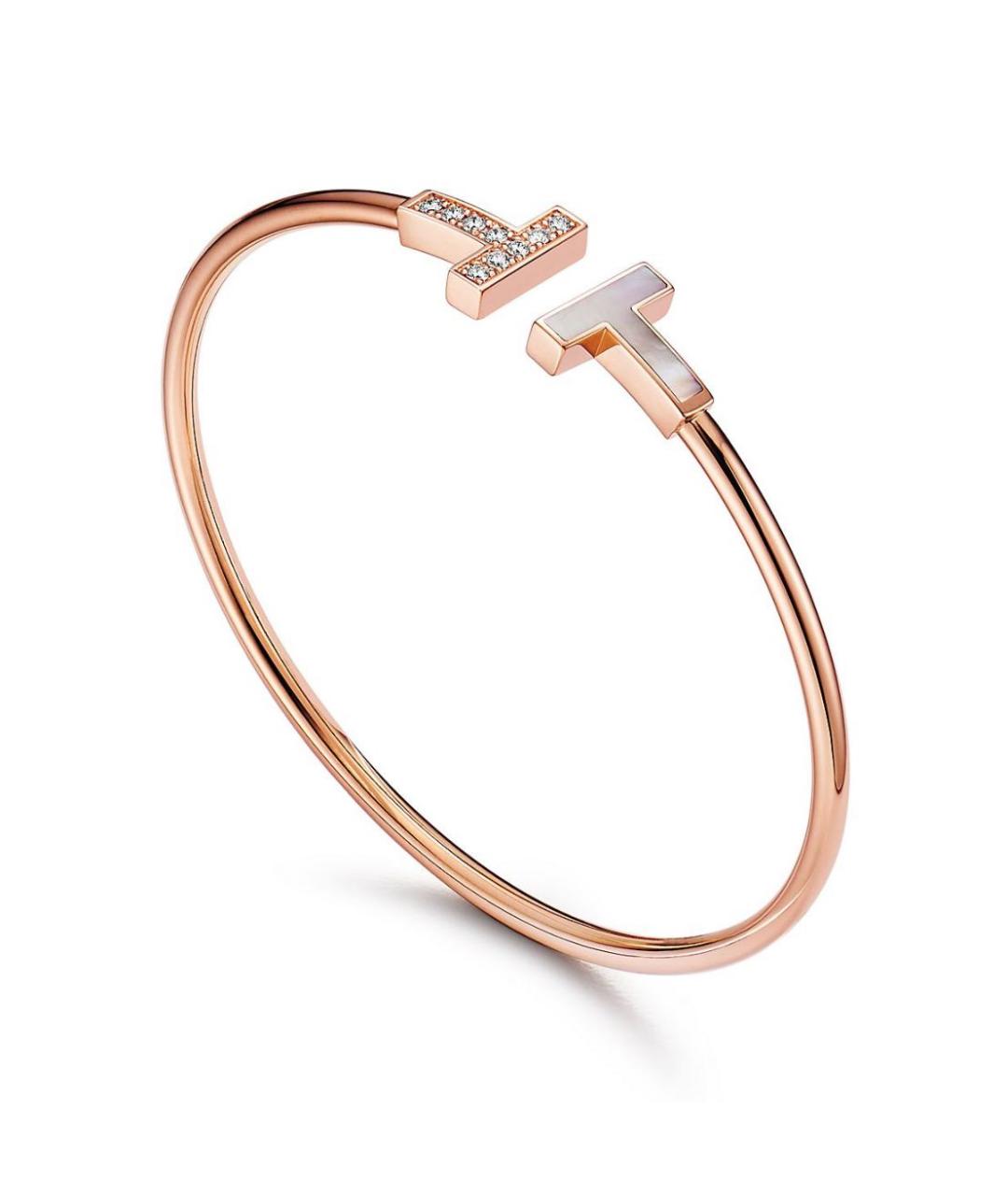TIFFANY&CO Бежевый браслет из розового золота, фото 2