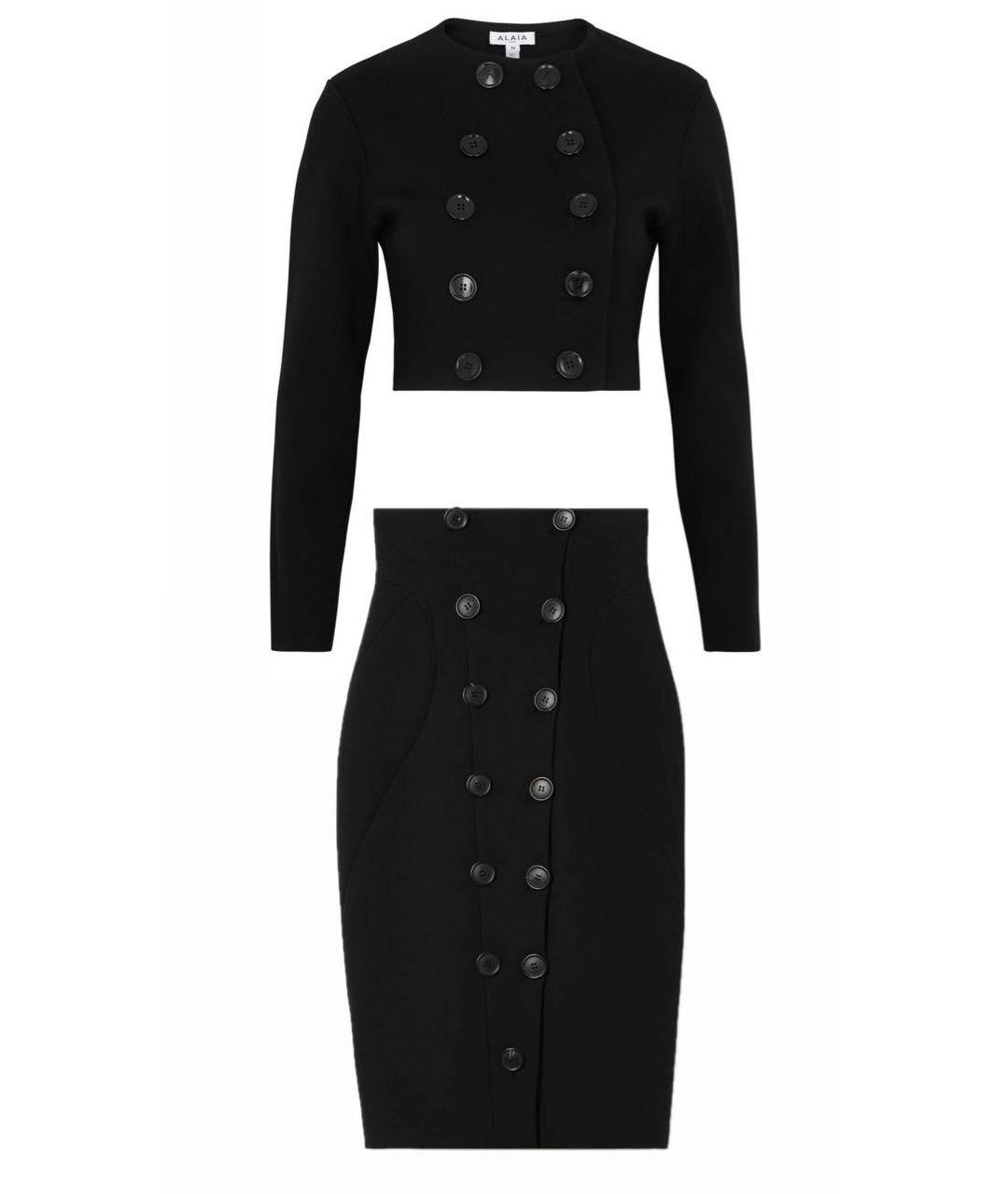 ALAIA Черный костюм с юбками, фото 1