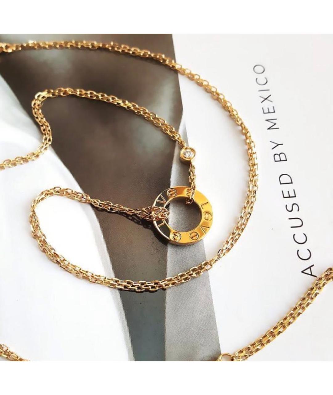 CARTIER Золотое колье из розового золота, фото 2