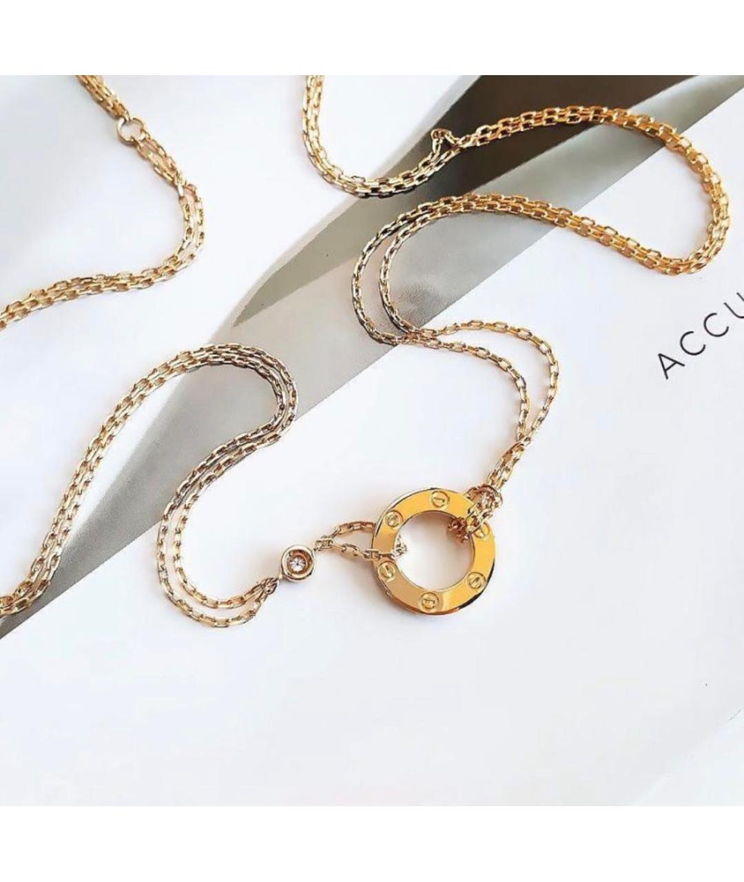 CARTIER Золотое колье из розового золота, фото 3