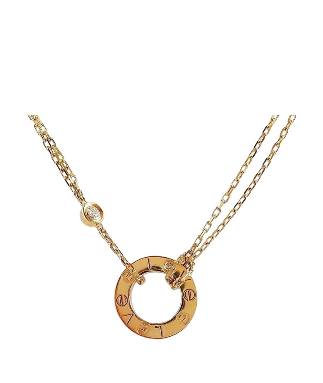 CARTIER Золотое колье из розового золота, фото 1