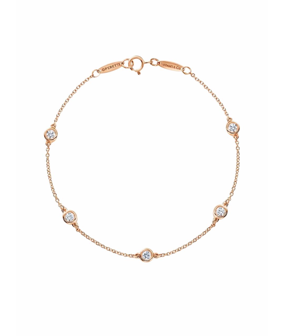 TIFFANY&CO Бежевый браслет из розового золота, фото 1