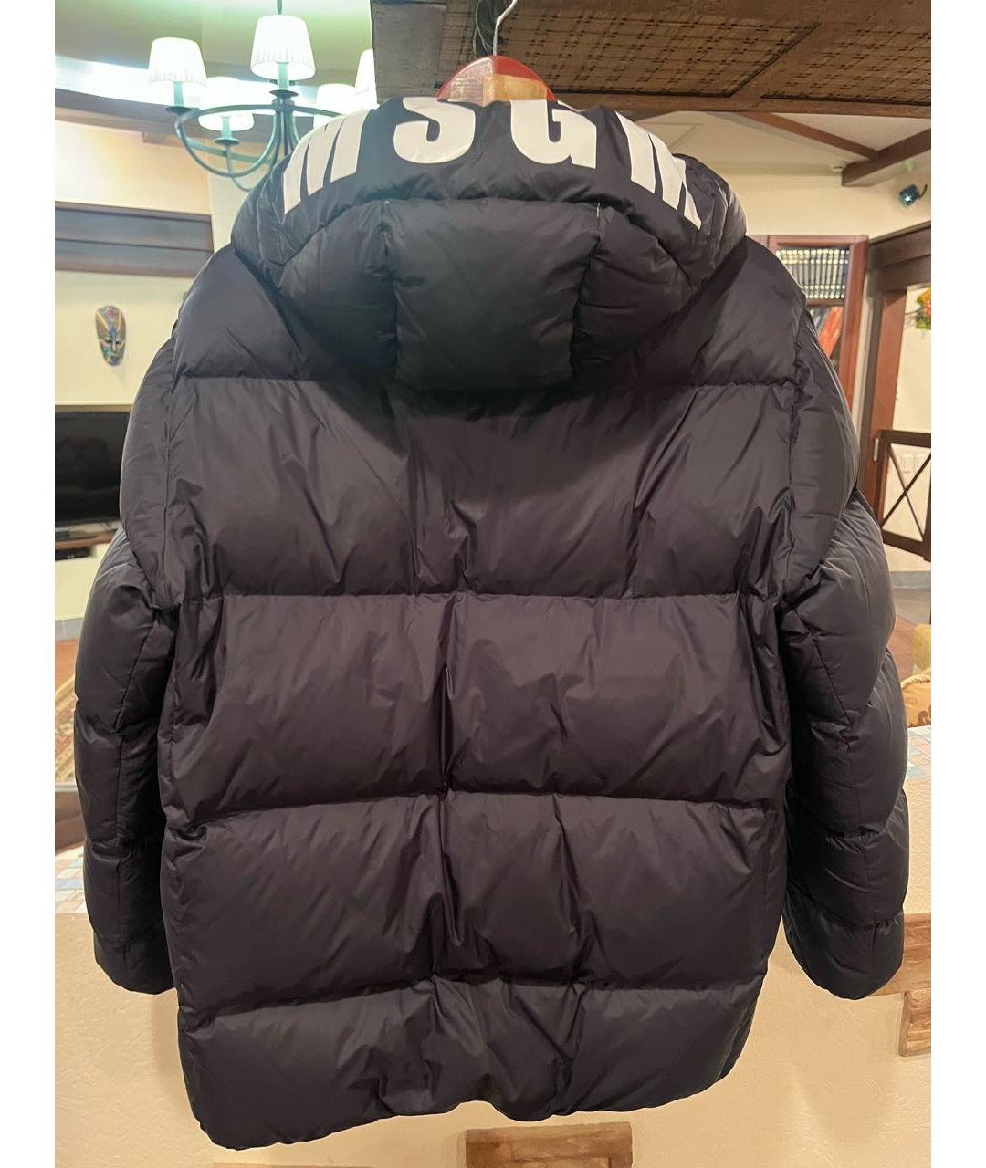 MSGM Черный пуховик, фото 2