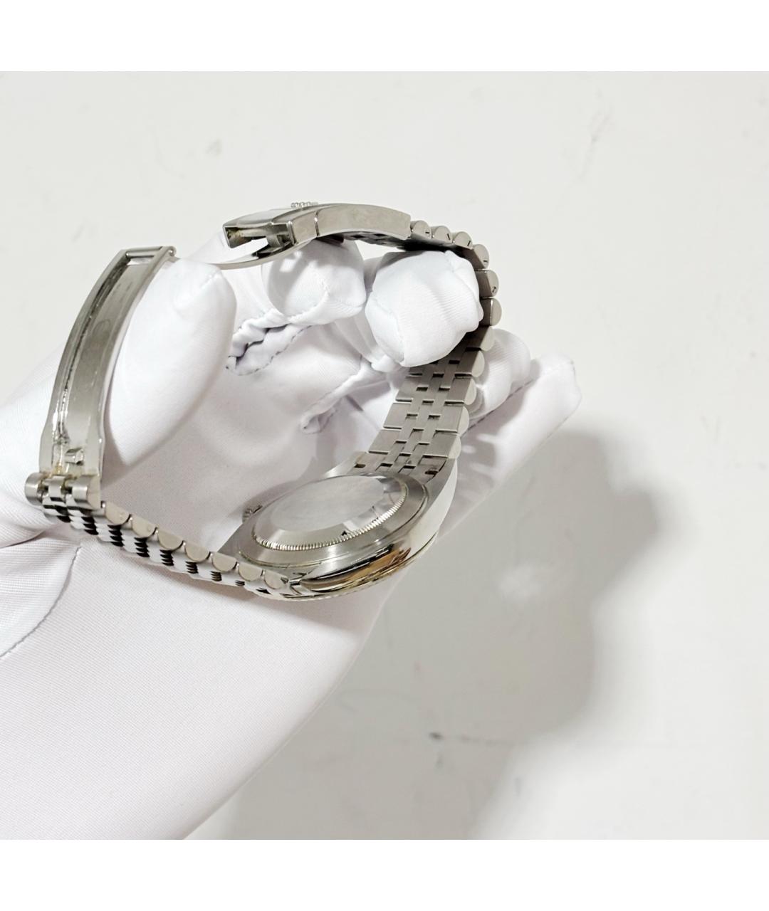 ROLEX Голубые металлические часы, фото 5