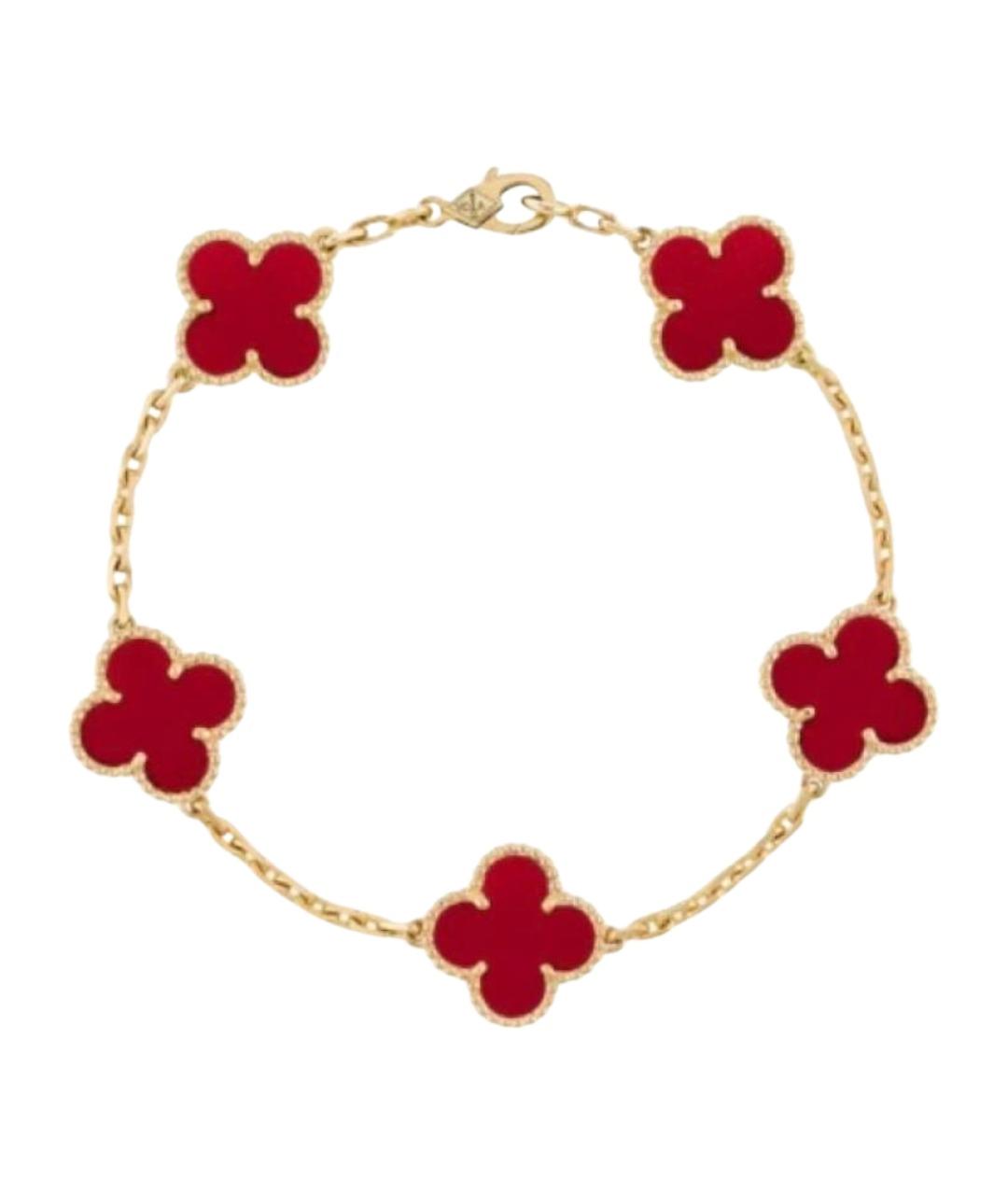 VAN CLEEF & ARPELS Красный браслет из розового золота, фото 1