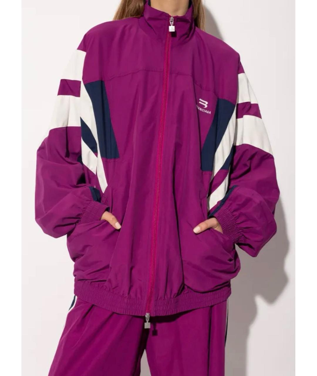 BALENCIAGA Фиолетовая куртка, фото 6