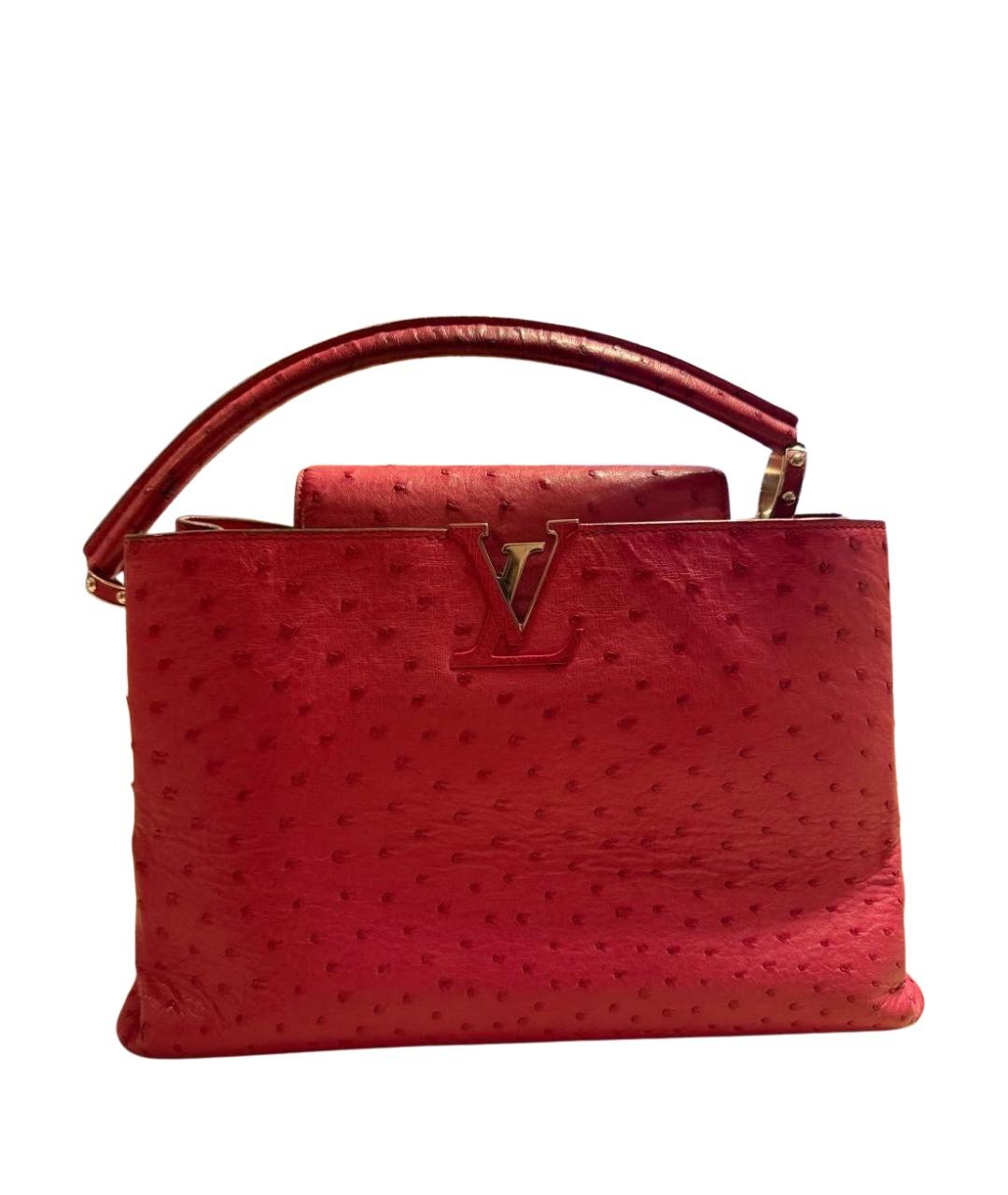 SAINT LAURENT Фуксия сумка с короткими ручками из экзотической кожи, фото 1