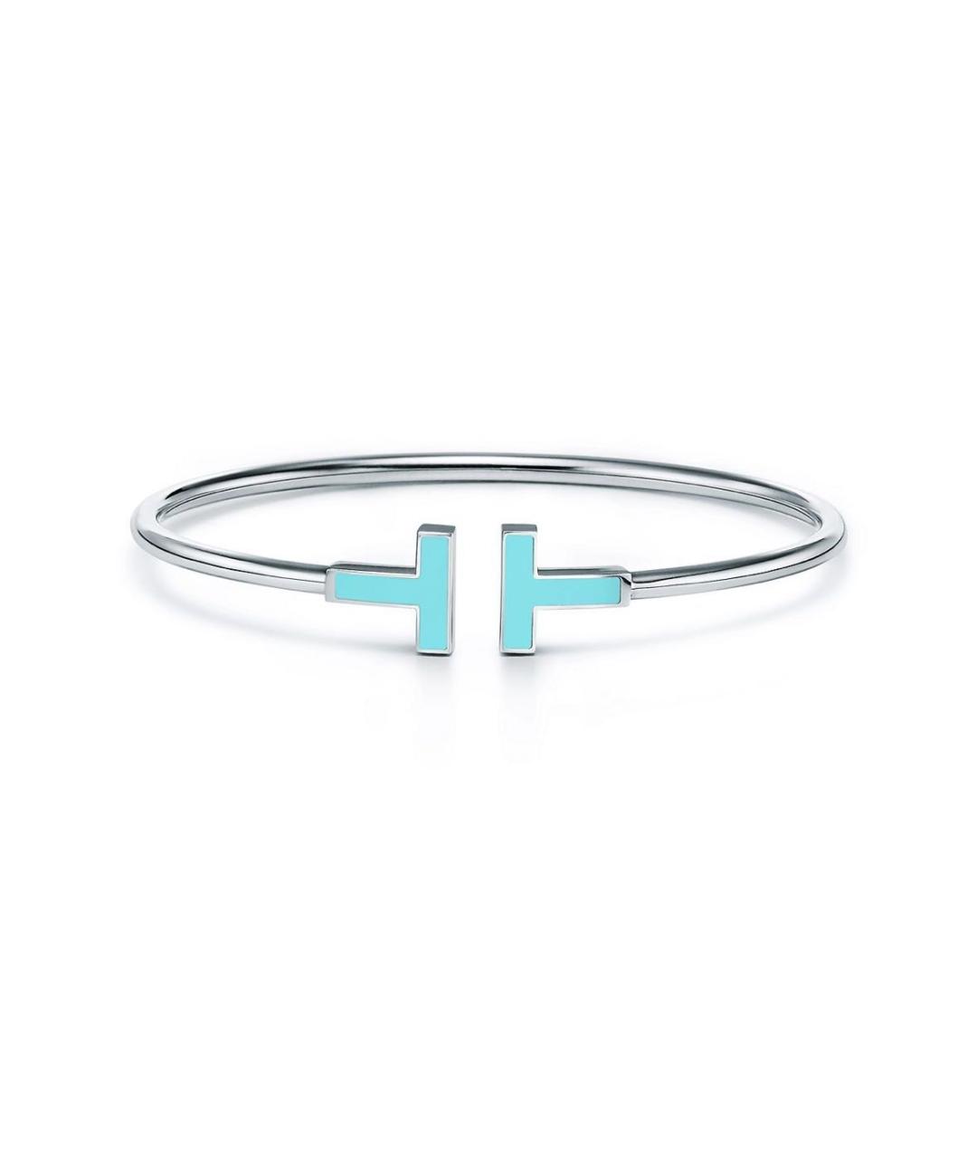 TIFFANY&CO Серебрянный браслет из белого золота, фото 5