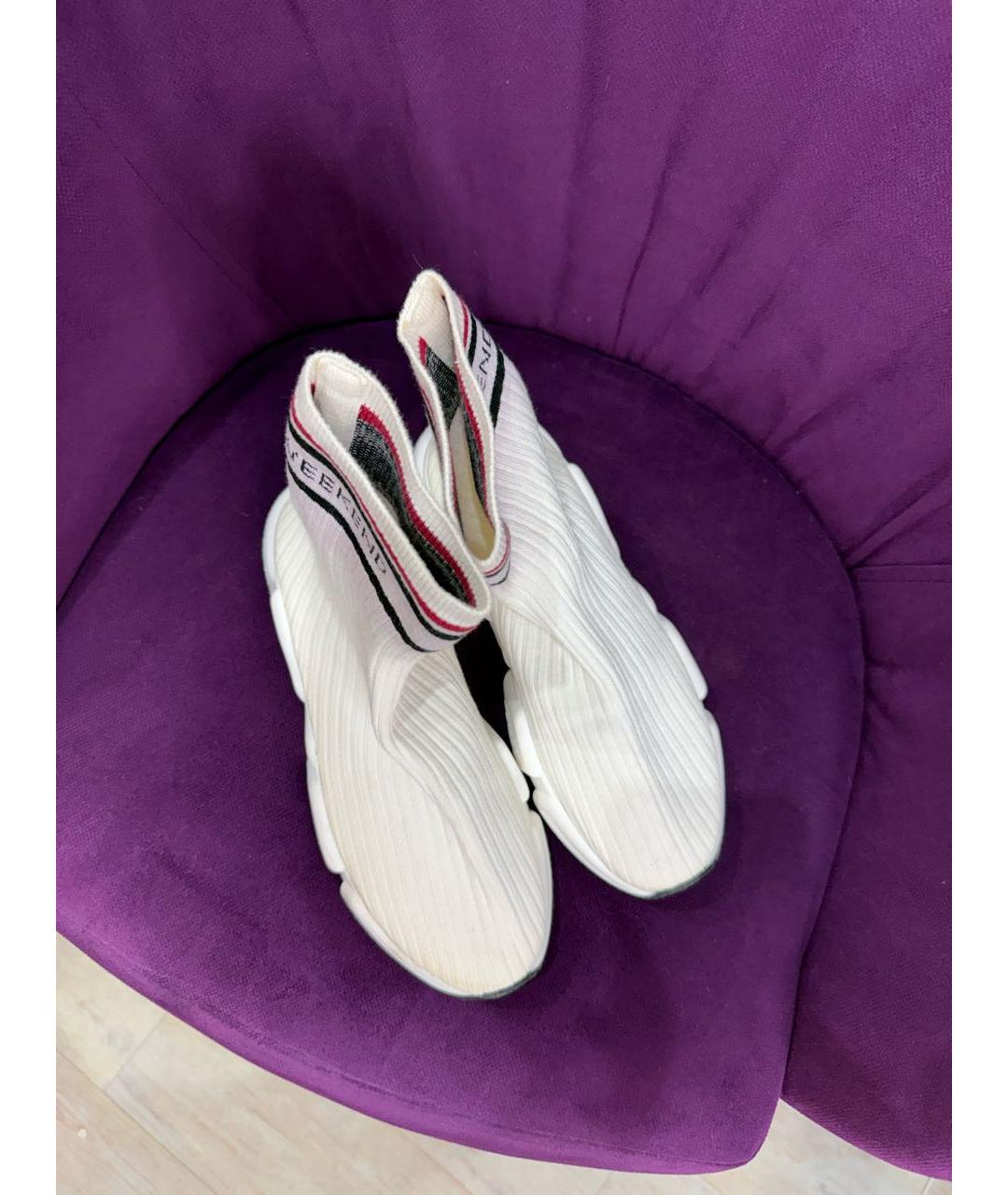 WEEKEND MAX MARA Белые текстильные кроссовки, фото 3