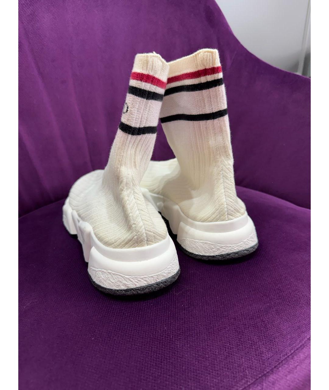 WEEKEND MAX MARA Белые текстильные кроссовки, фото 2