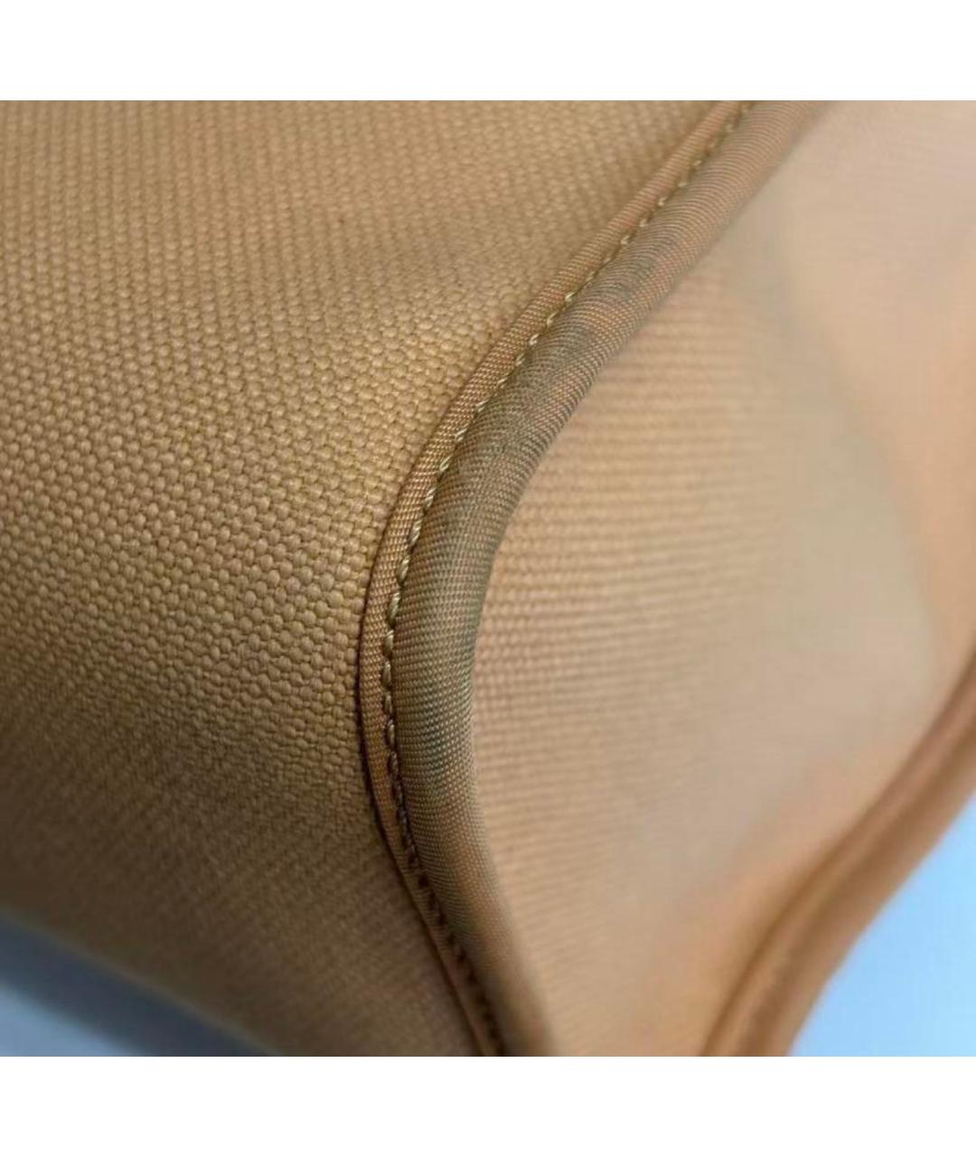 HERMES Оранжевая тканевая сумка через плечо, фото 8