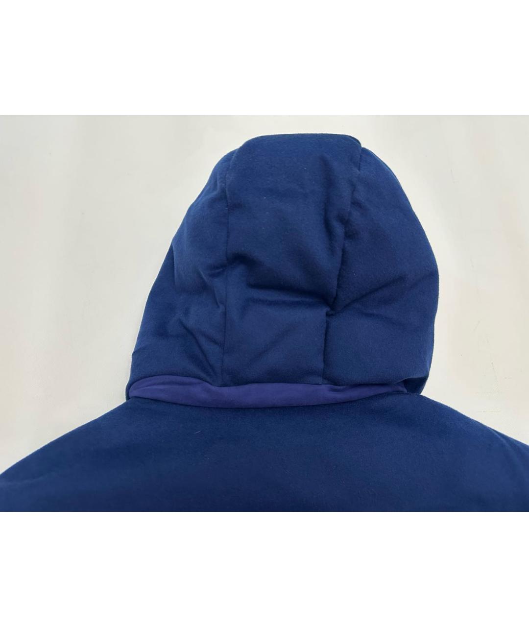 LORO PIANA Синий кашемировый пуховик, фото 7