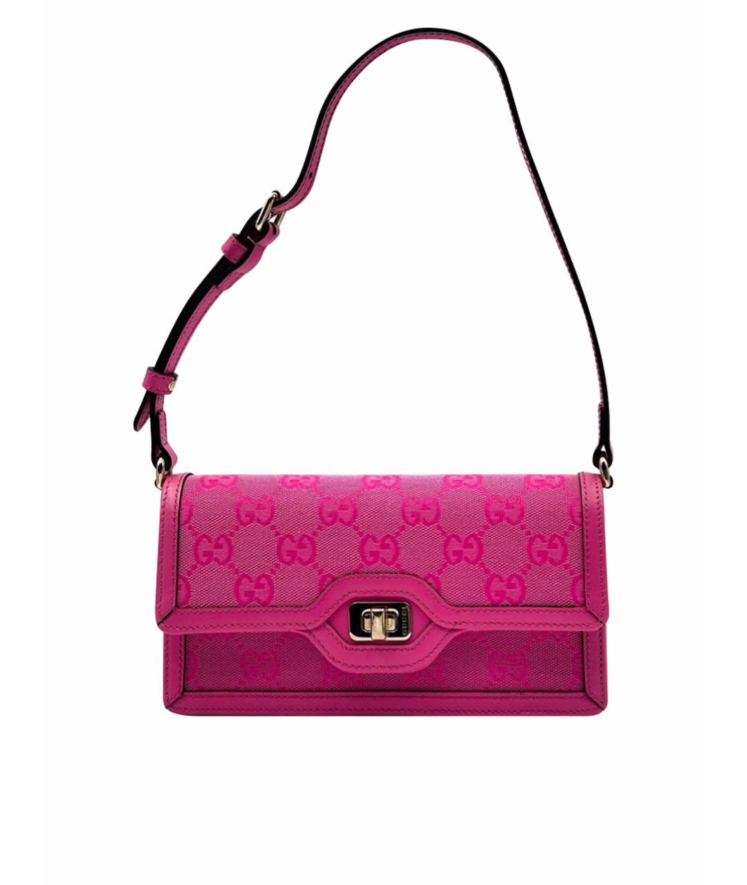 GUCCI Фуксия сумка с короткими ручками, фото 1