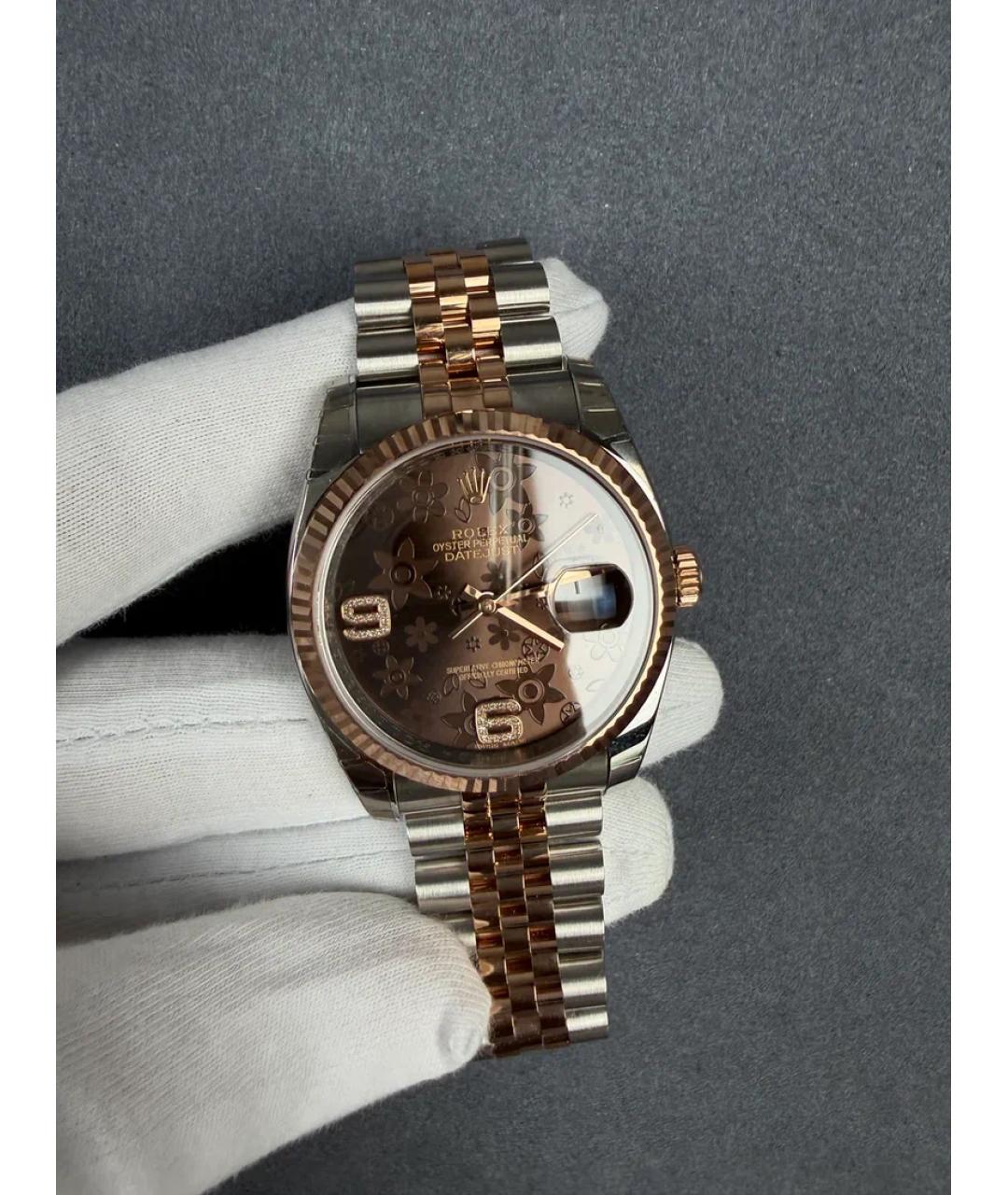 ROLEX Золотые часы из розового золота, фото 2