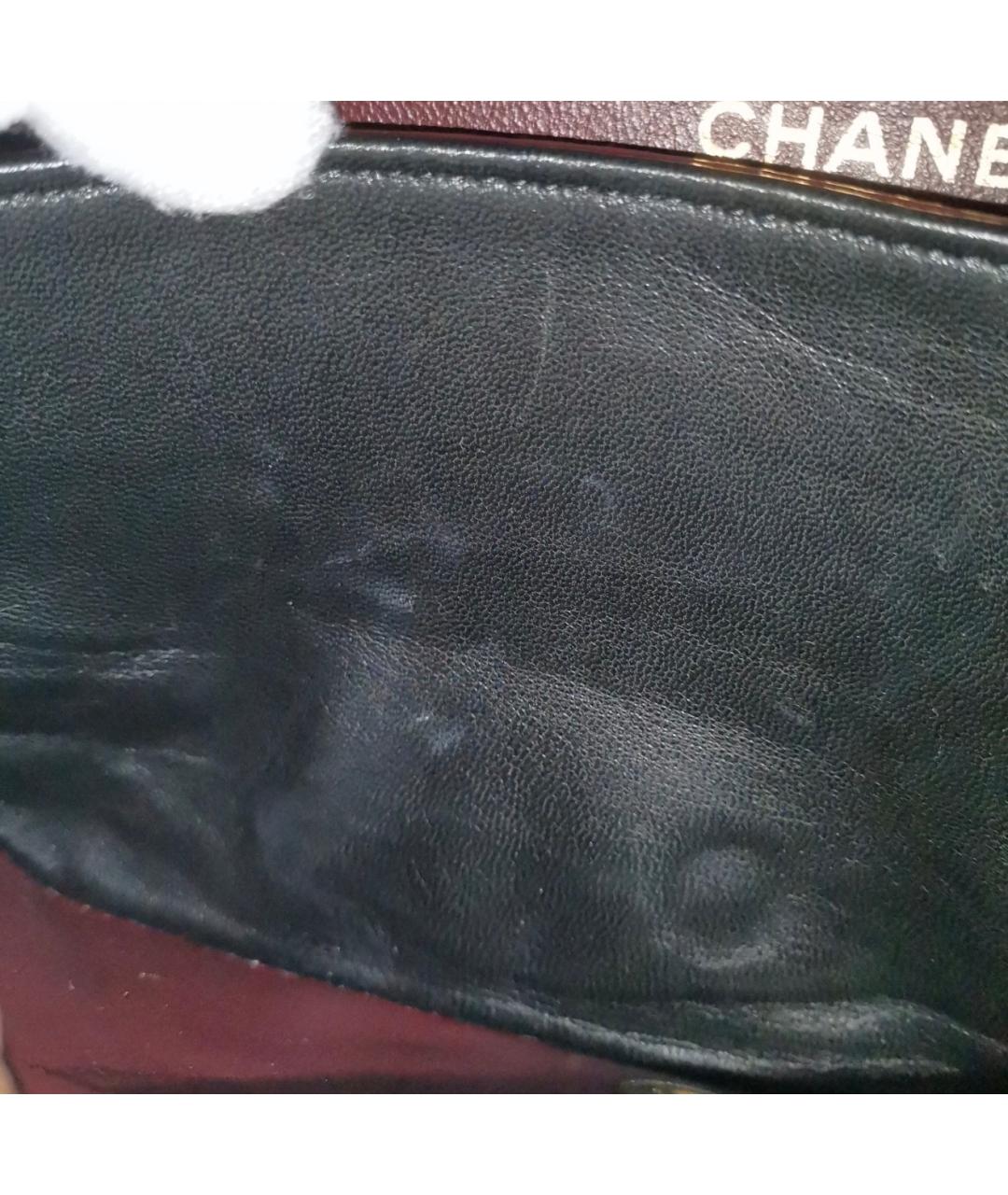 CHANEL Черная кожаная сумка через плечо, фото 9