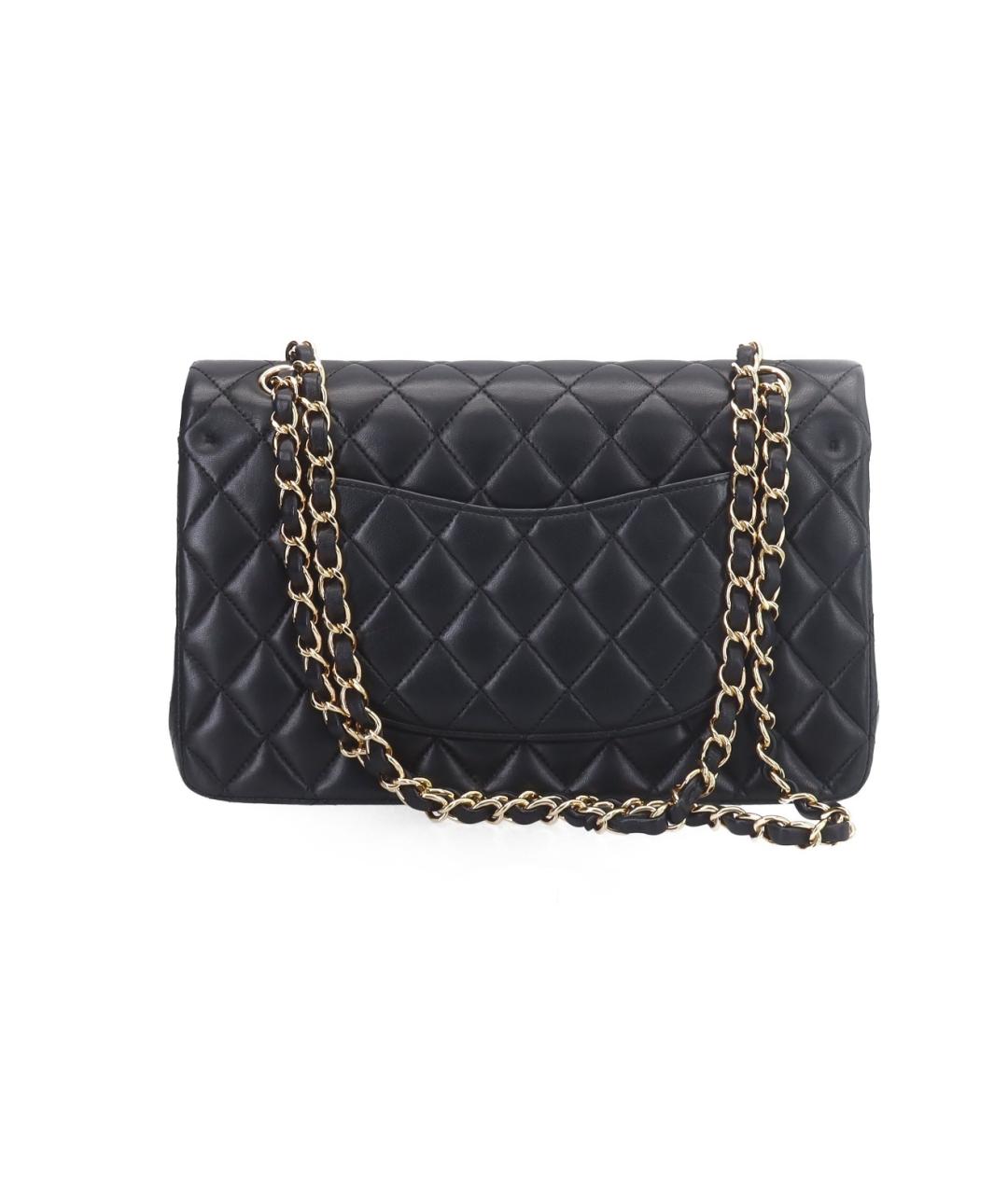 CHANEL Черная кожаная сумка через плечо, фото 2