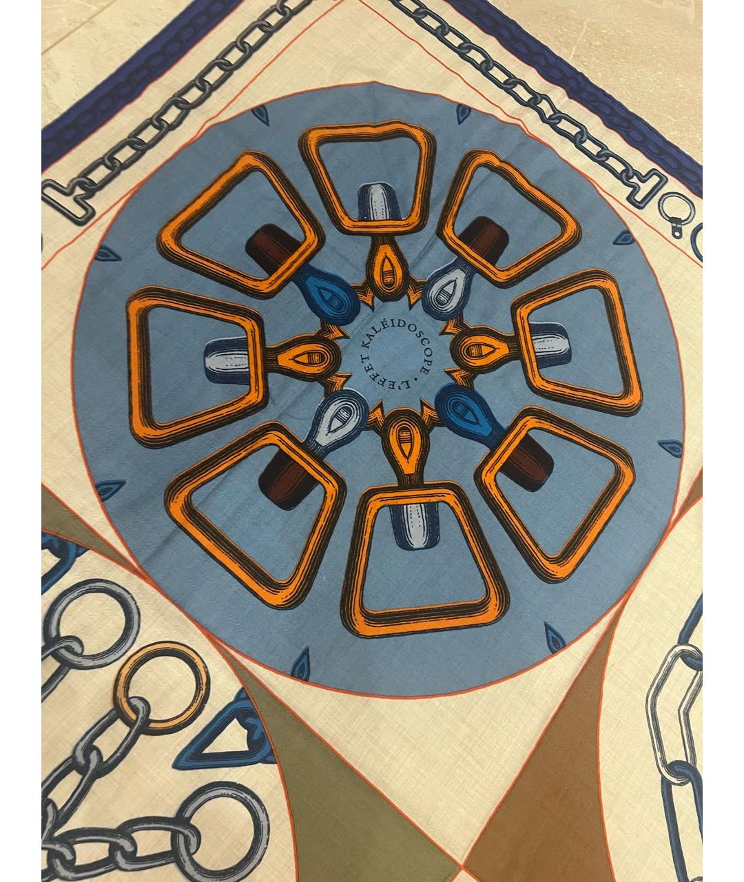 HERMES Мульти кашемировый платок, фото 3