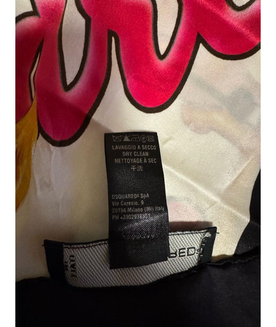 DSQUARED2 Мульти шелковый платок, фото 4