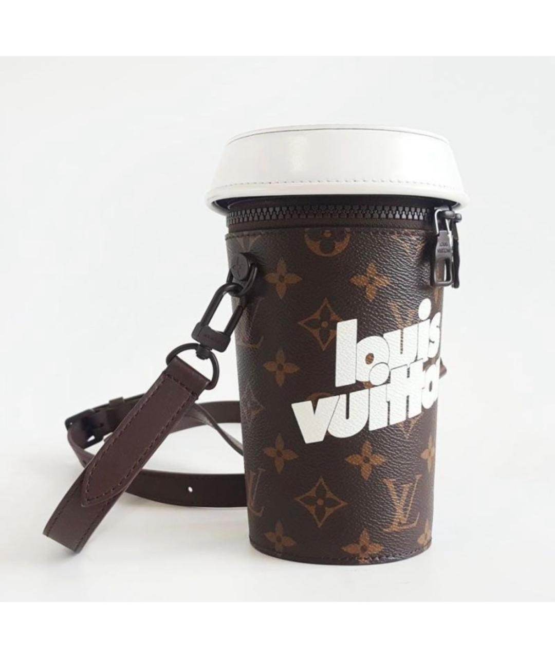 LOUIS VUITTON Коричневая сумка через плечо, фото 3