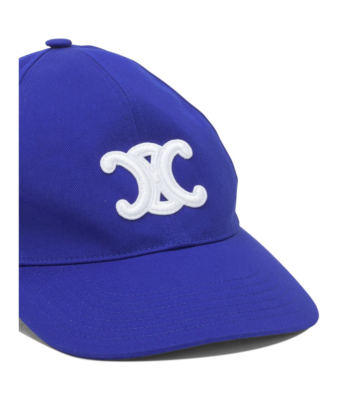 CELINE Синяя хлопковая кепка, фото 3