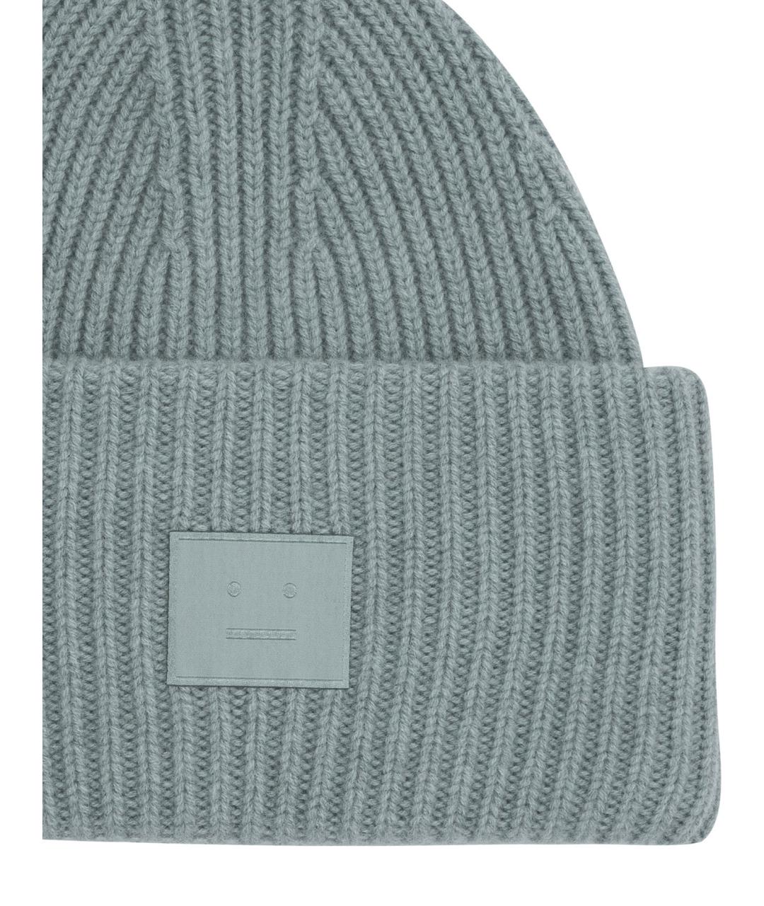 ACNE STUDIOS Голубая шерстяная шапка, фото 3