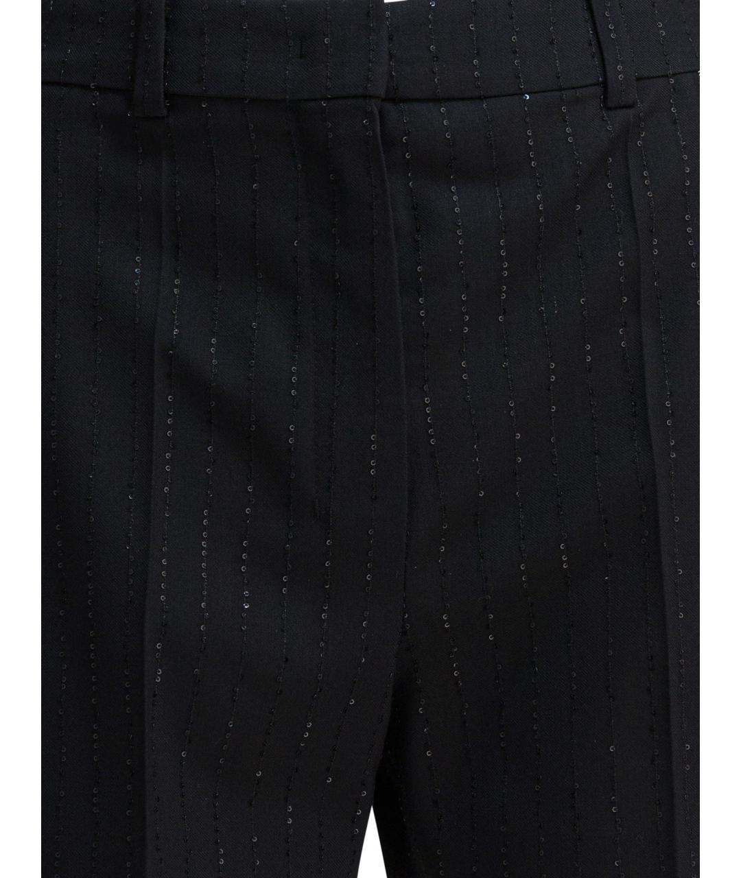 MAX MARA Черные шерстяные шорты, фото 3