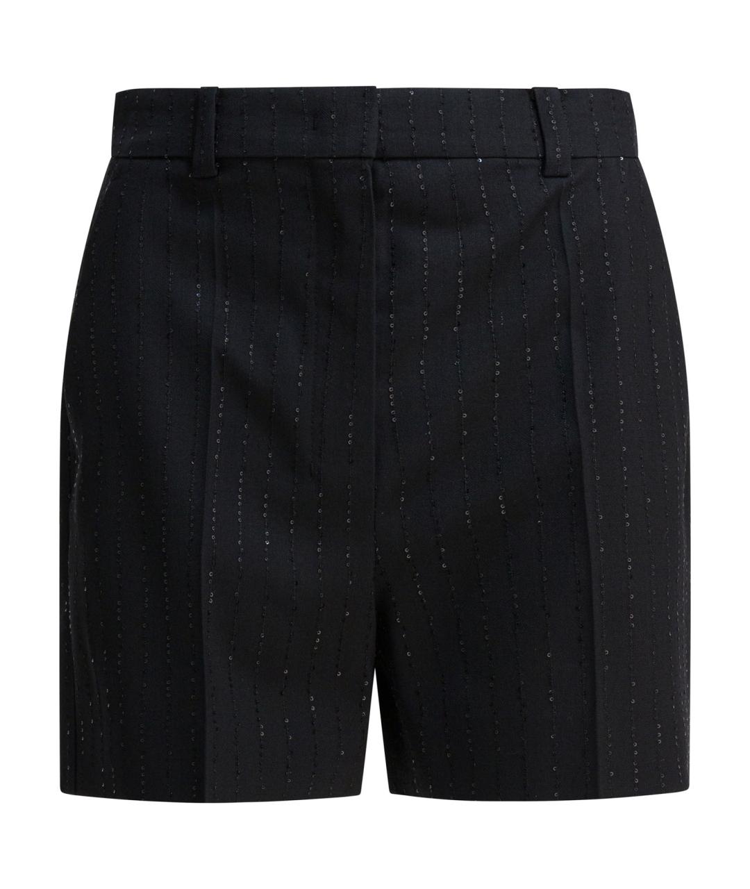 MAX MARA Черные шерстяные шорты, фото 1