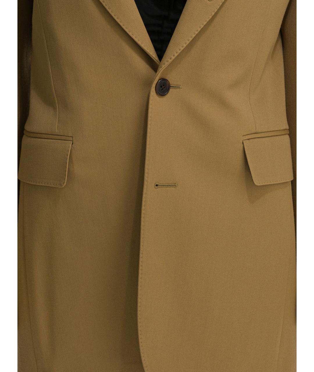 CELINE Коричневый шерстяной жакет/пиджак, фото 3